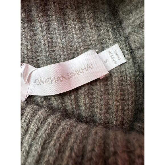 Jonathan Simkhai 100% Cashmere Winona Jumper Sweater Tunic Top Sz S Dry Cleaned - Picture 12 of 12